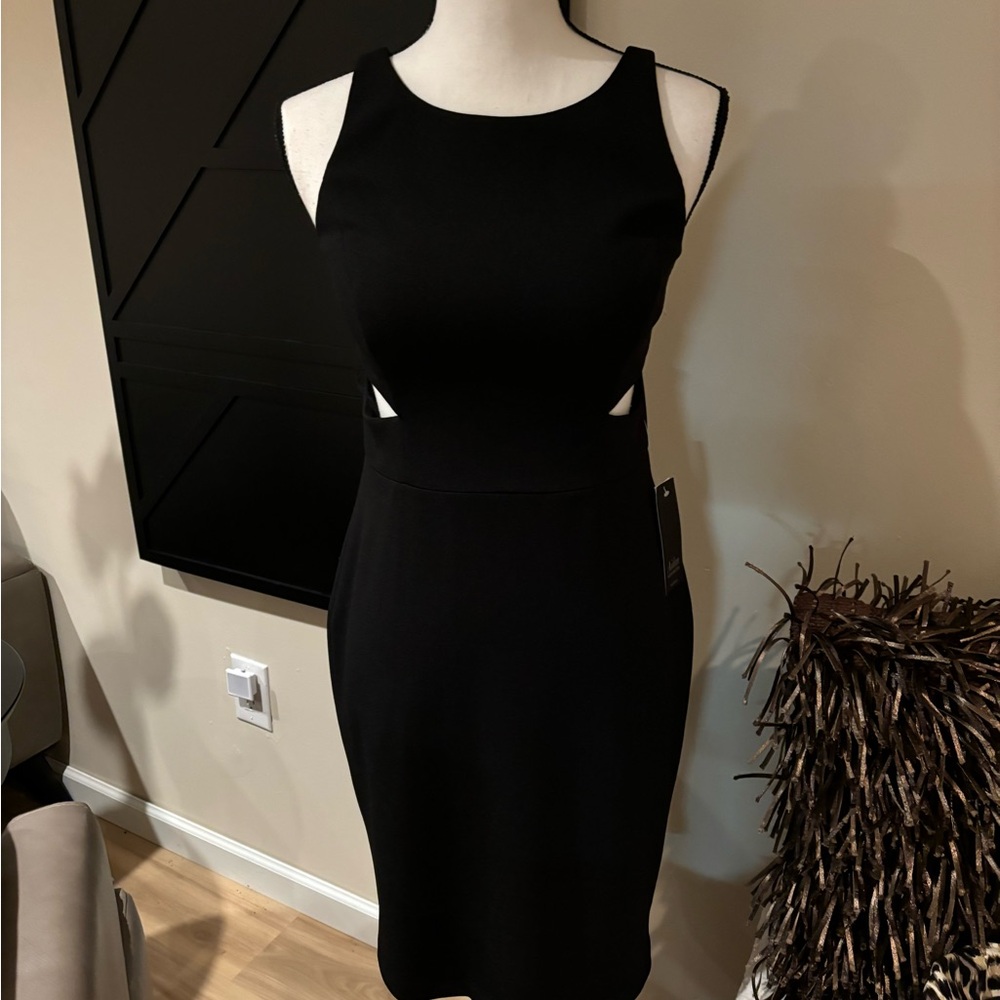 NWT Black cutout dress